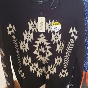 NWT Forever 21 Aztec sweater